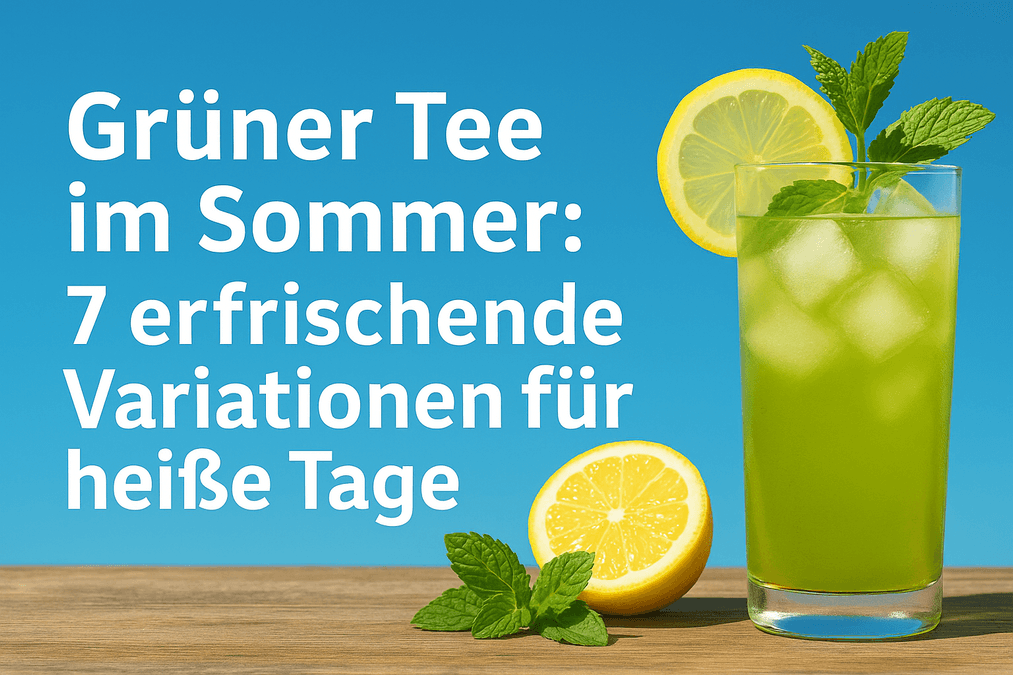 Grüner Tee im Sommer: 7 erfrischende Variationen für heiße Tage