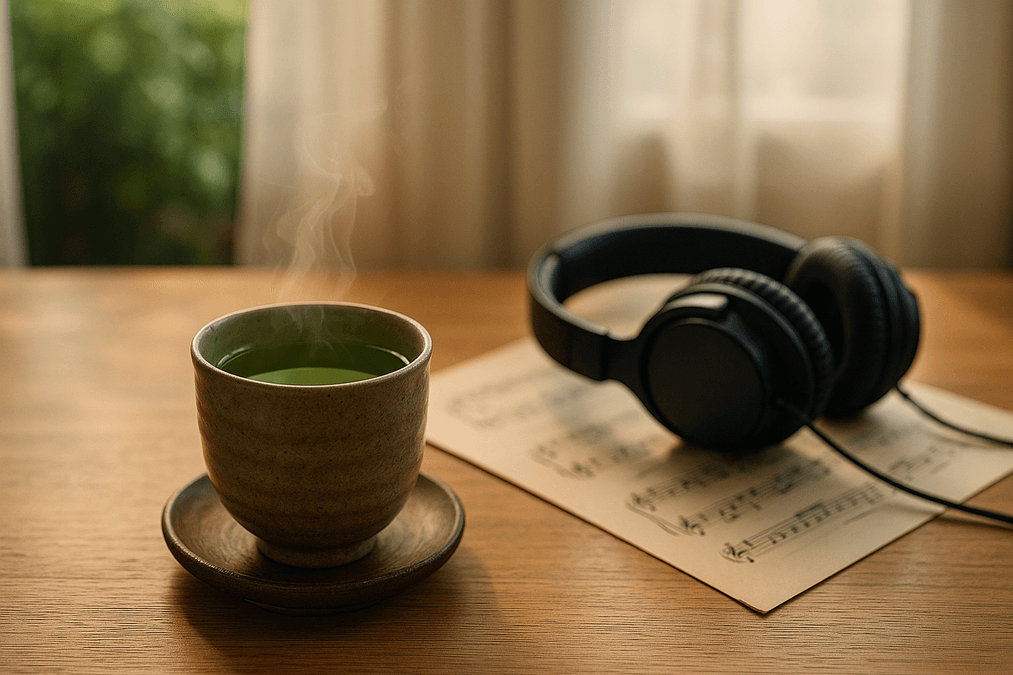 Grüner Tee & Musik – Eine harmonische Verbindung für Körper und Geist
